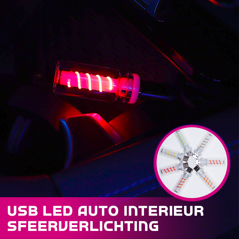 USB LED Car Interior Ambient Lighting