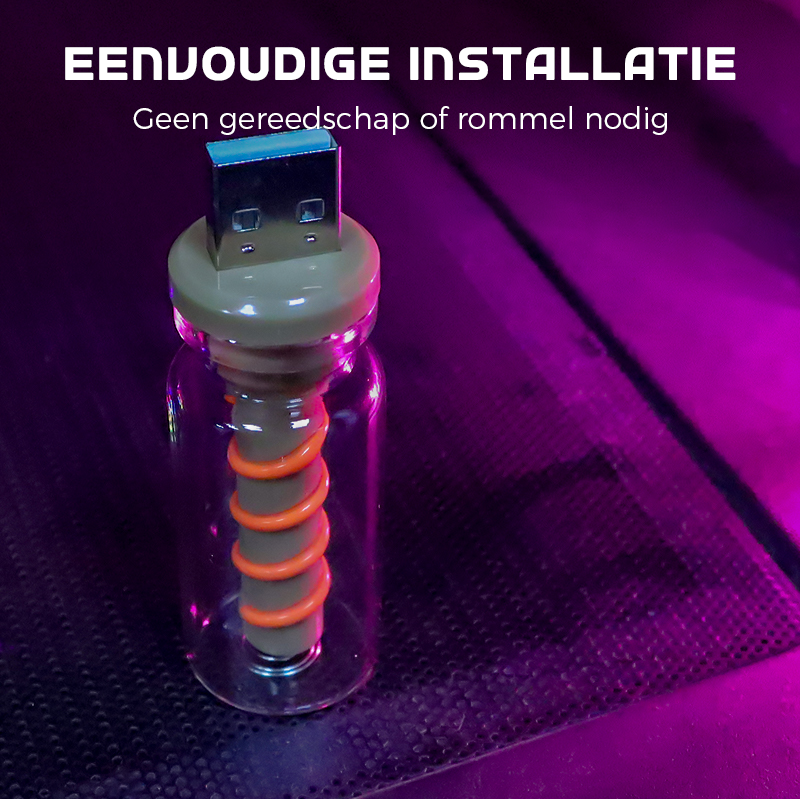 USB LED Car Interior Ambient Lighting
