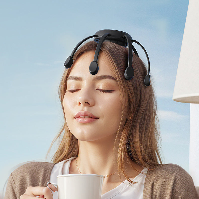 🐙 50% OFF NOW ! 💆‍♂️ Intelligent Octopus Head Massager – Relaxing Kneading, Multiple Modes & Portable Design 🔋