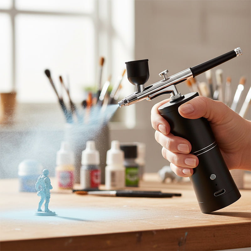 Portable Cordless Airbrush Kit with Compressor