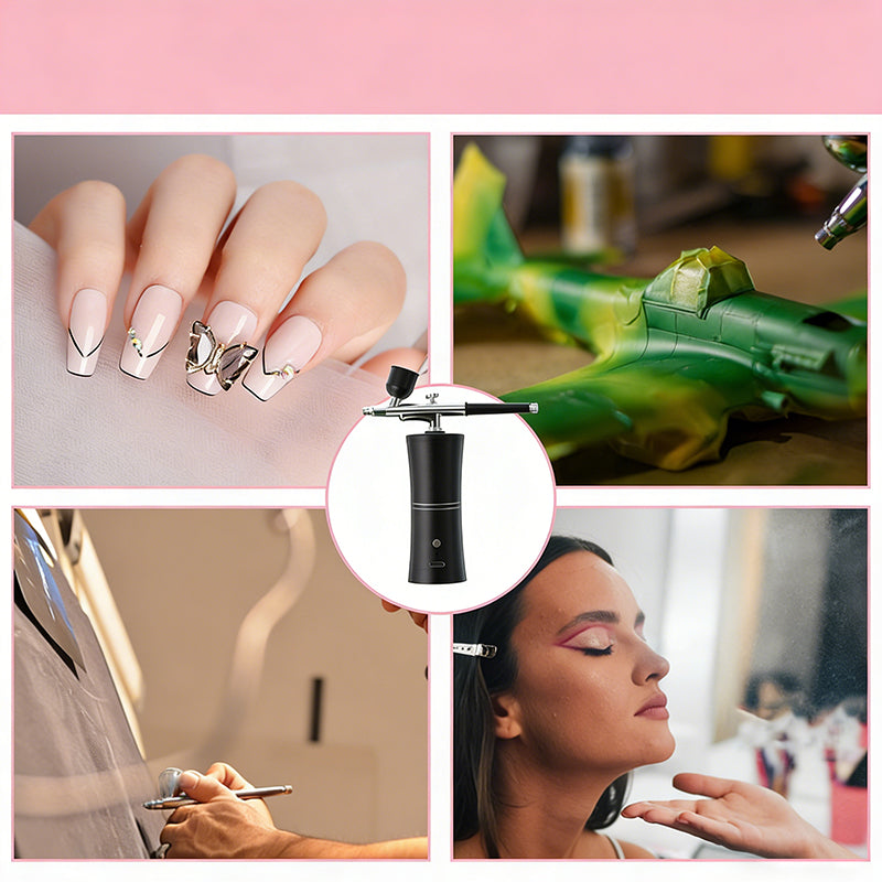 Portable Cordless Airbrush Kit with Compressor