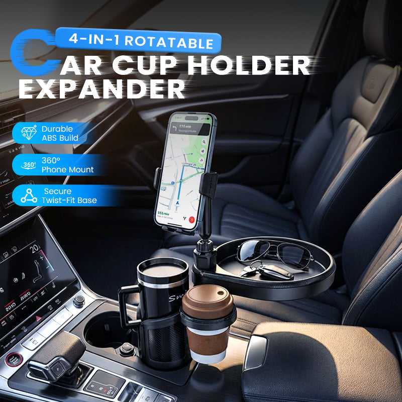 4-in-1 Rotatable Car Cup Holder Expander