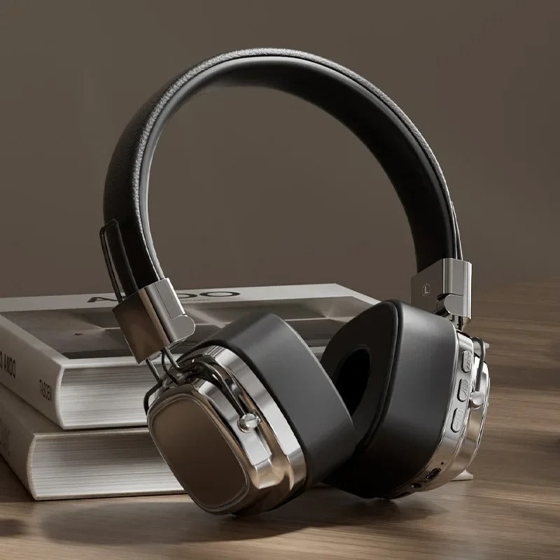 Airwatch Retro Wireless Headphones – Metal Design, HiFi Sound & Deep Bass Audio